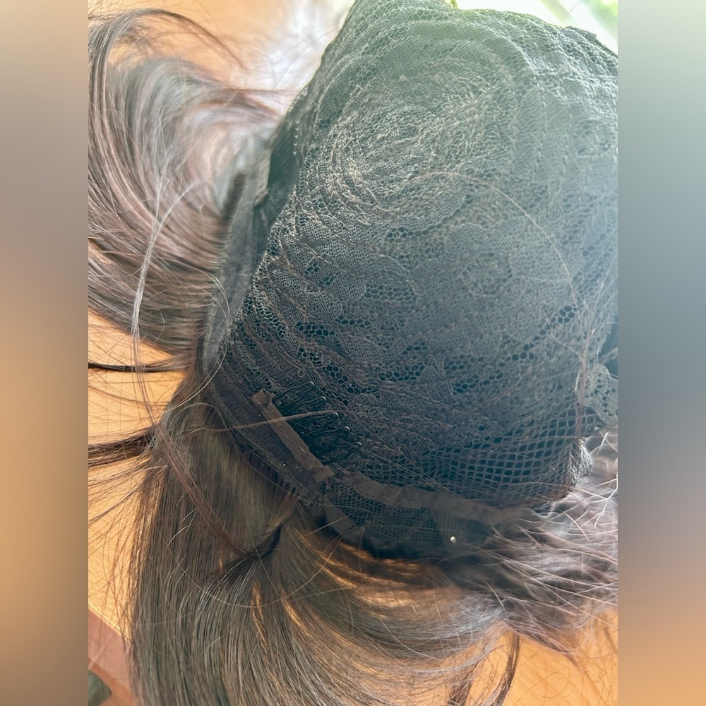 Elegant Black Wavy Hair Wig - Picture 9 of 9
